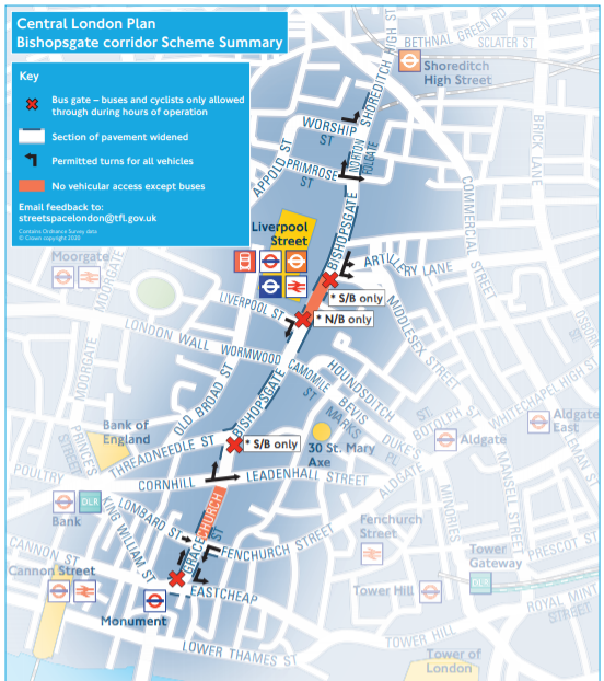 TfL Bishopsgate¬corridor Scheme Summary.