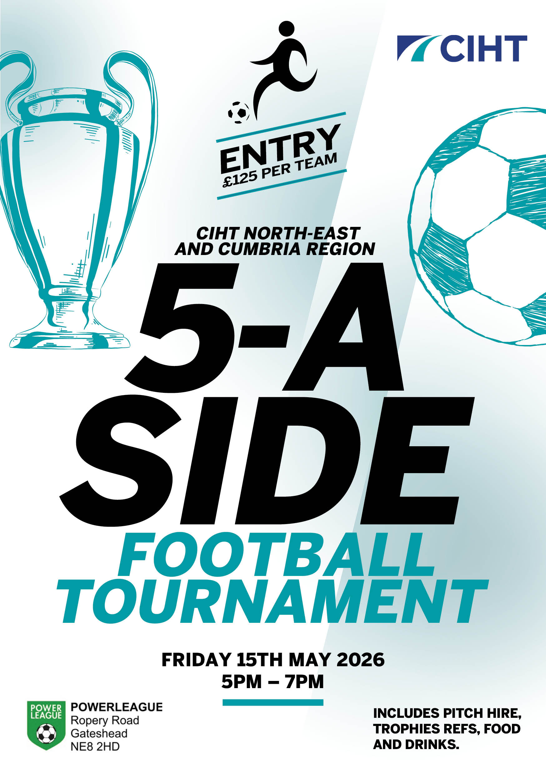 5-a-side 26 NEC flier