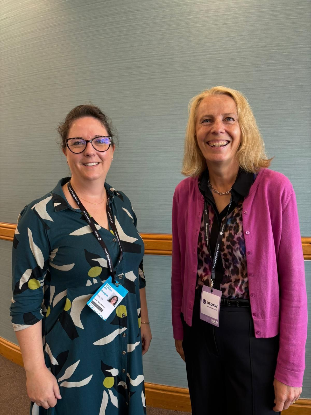 Sue Percy CBE, Chief Executive CIHT and Esme Yuill, Head of External Affairs at Transport East