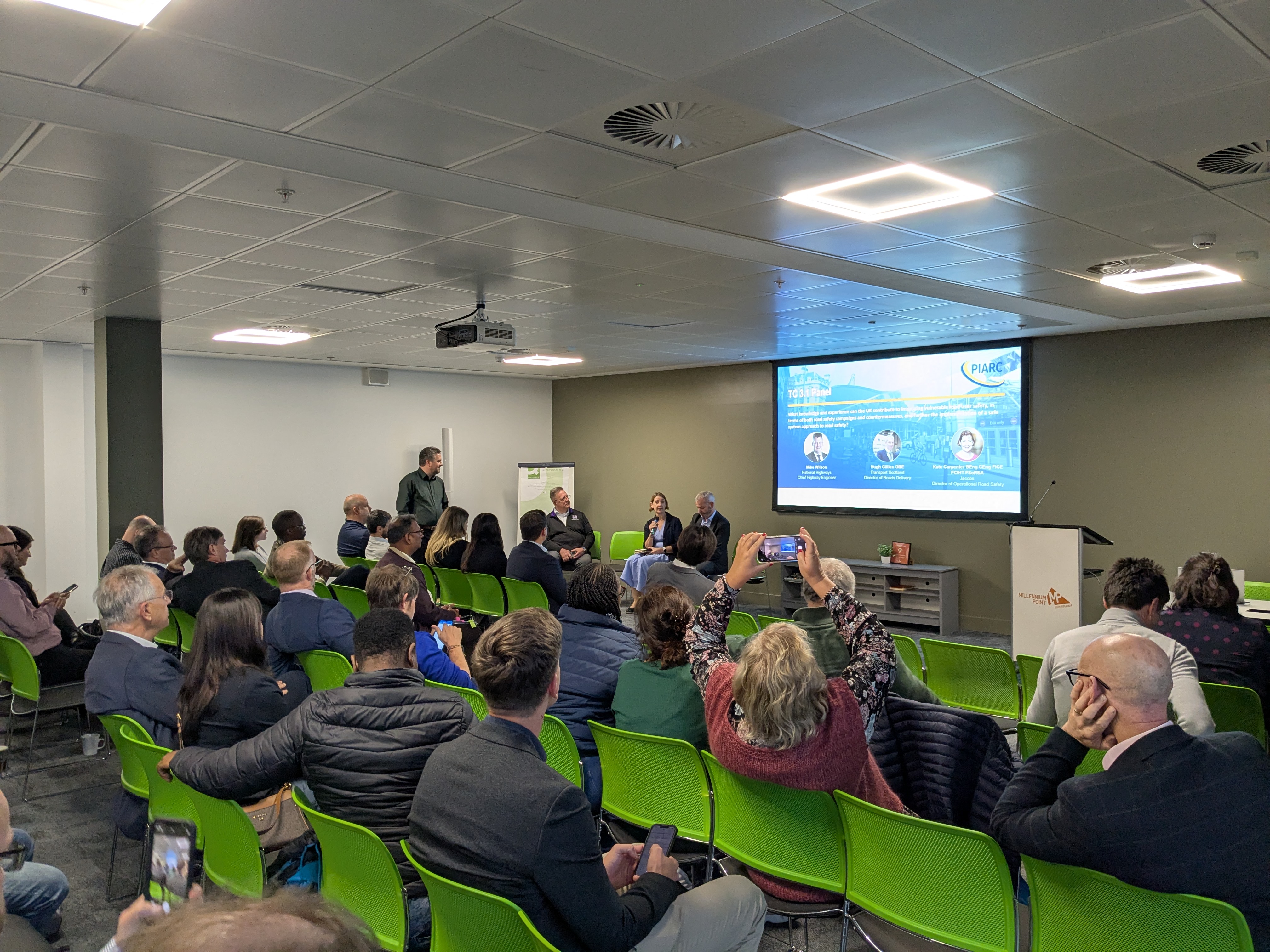 PIARC UK event held in October 2025 including international technical committees