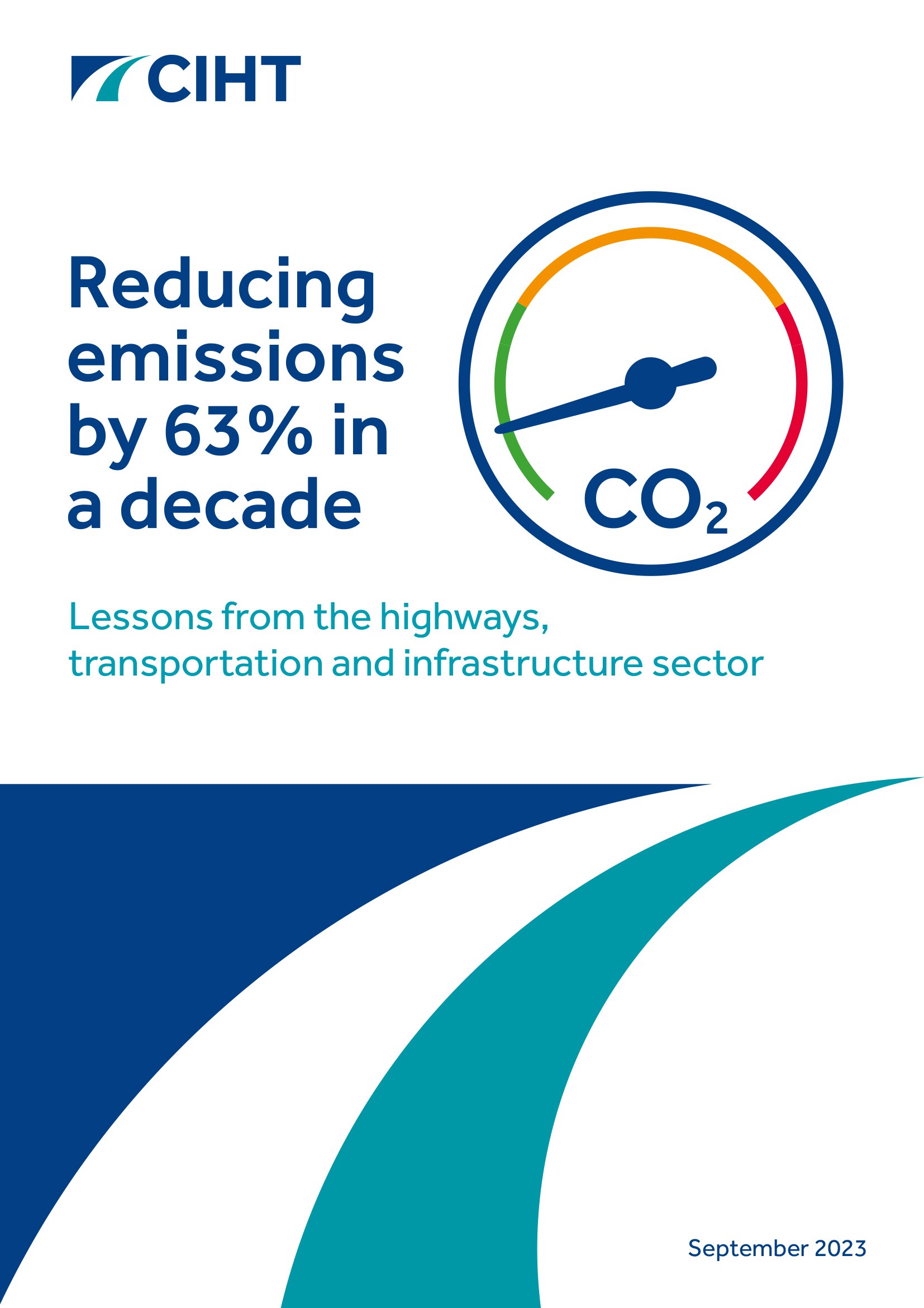Cover of Reducing emissions by 63% in a decade white paper