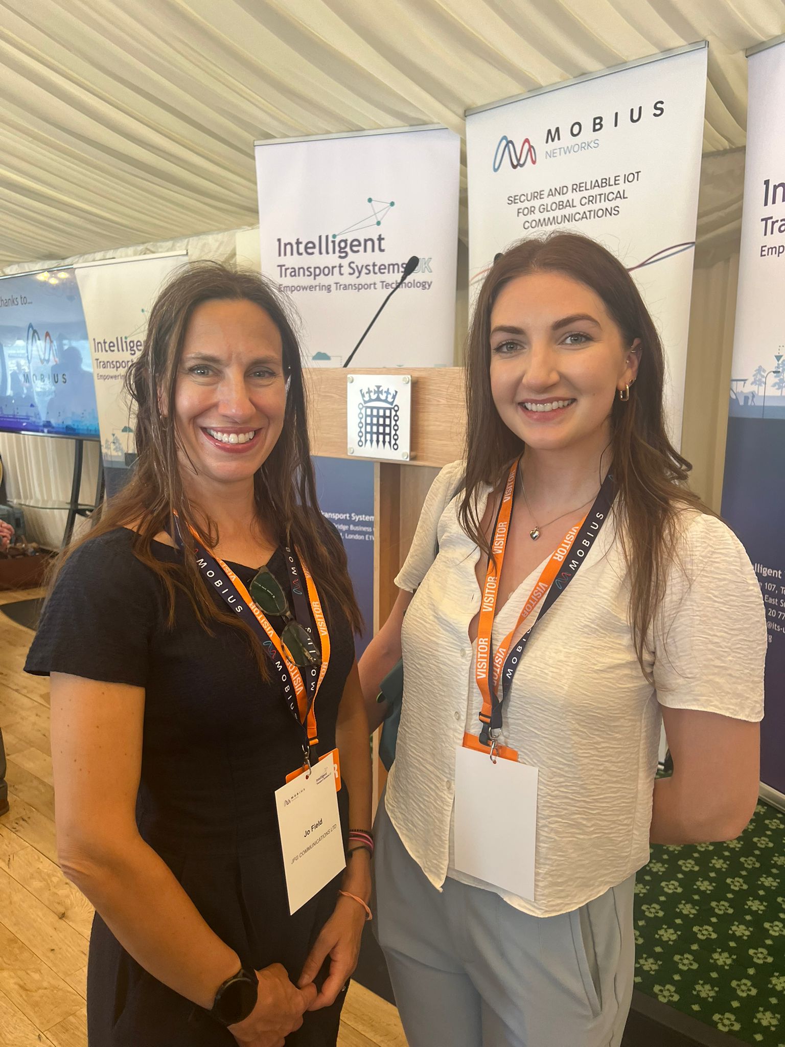 Jo Field FCIHT- Founder and CEO JFG Communications and Liberty Hibberd, CIHT Public Affairs Manager