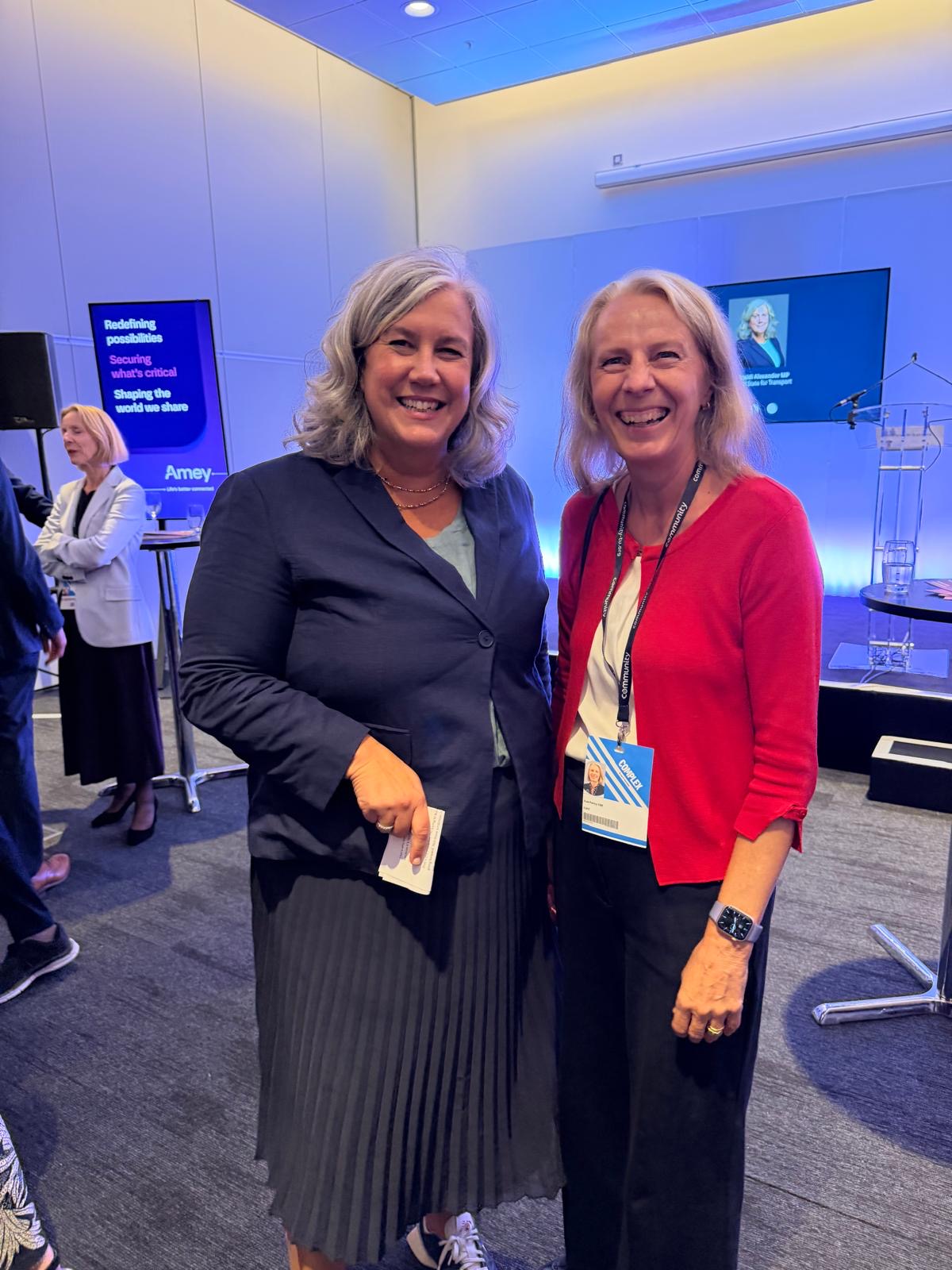 Rt Hon Heidi Alexander MP, Secretary of State for Transport and Sue Percy CBE, Chief Executive CIHT