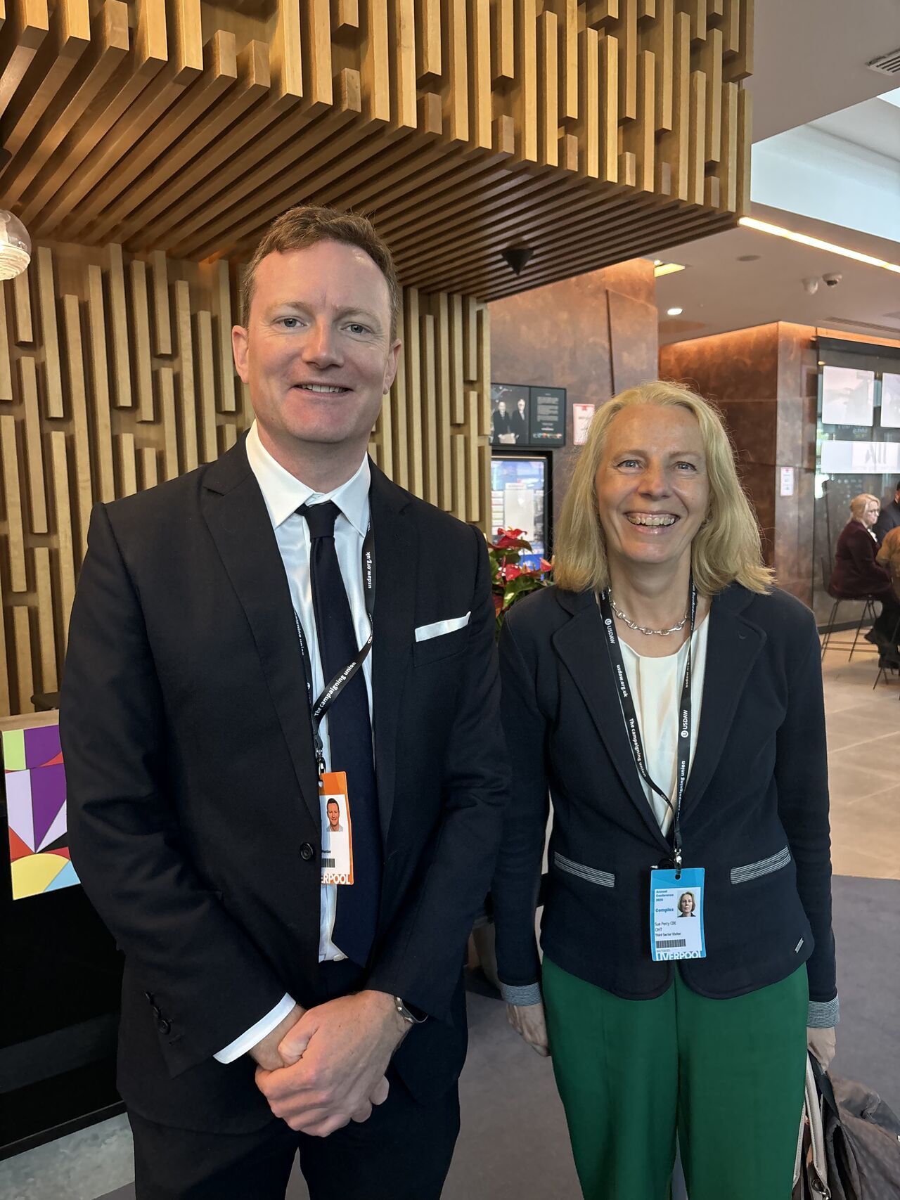 Sue Percy CBE, Chief Executive CIHT and Deputy Mayor of London for Transport, Seb Dance