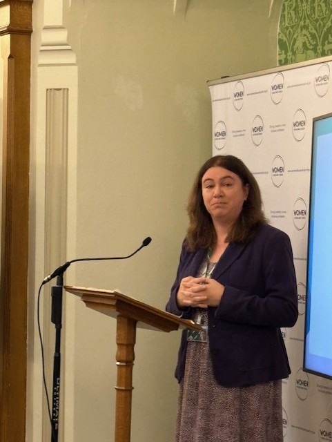 Alex Mayer MP at the APPG for Women in Bus and Coach event